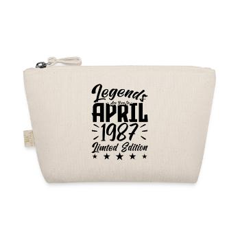 1987 births Birthday gift 1987 - Organic Pouch - nature - Front