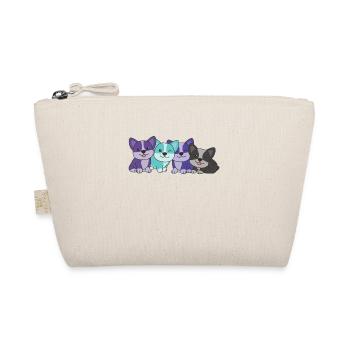 alexigender flag corgi pride LGBTQ cute dogs - Organic Pouch - nature - Front