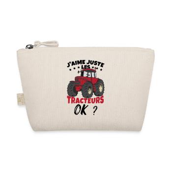 J'Aime Juste Les Tracteurs - Trousse biologique - nature - Devant