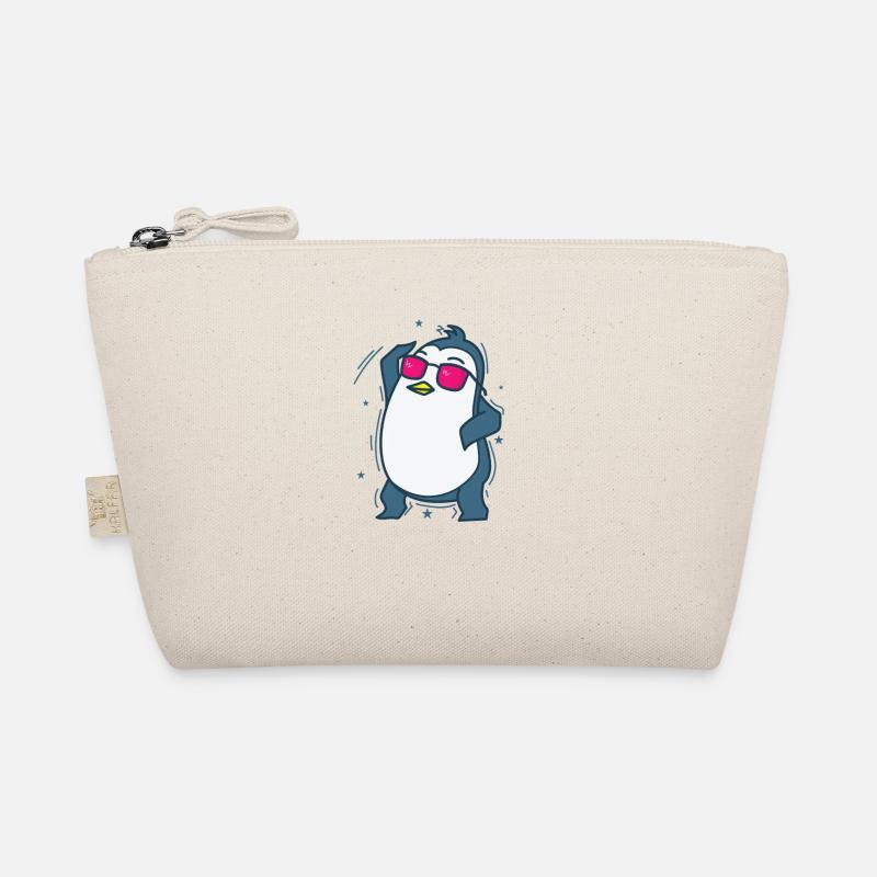 Penguin dancing Antarctica bird Organic Pouch