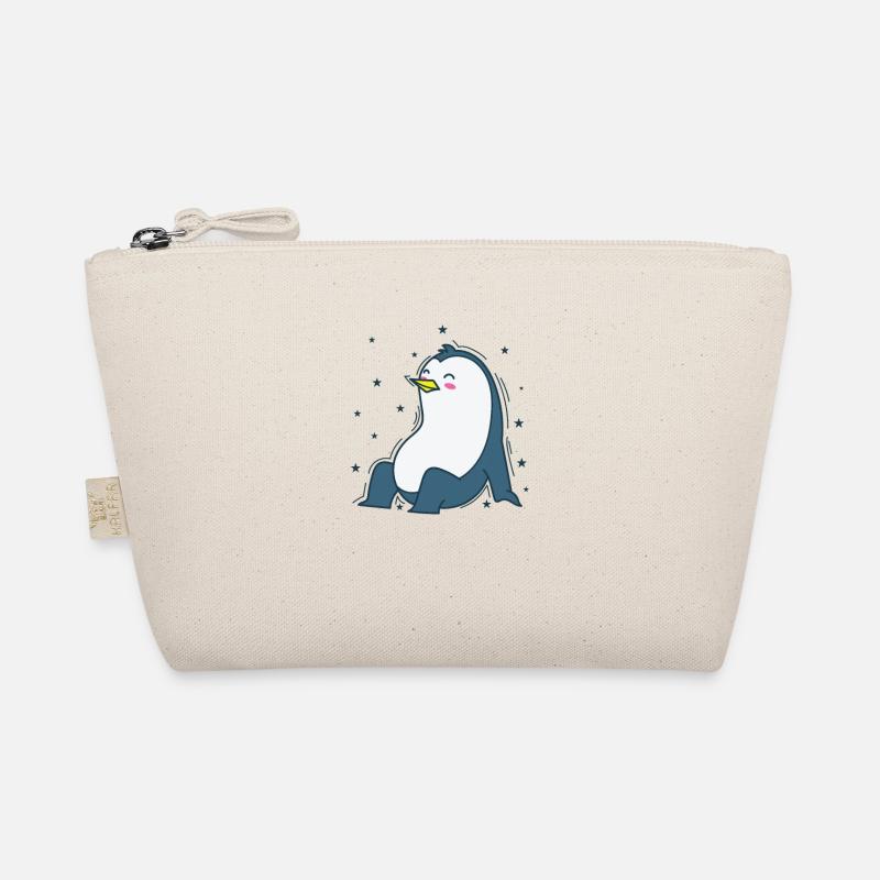 Pinguin und der Nachthimmel Antarktis Bio-Täschchen