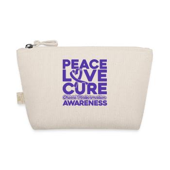 Chiari Malformation Consciousness Purple Bow Chia - Organic Pouch - nature - Front