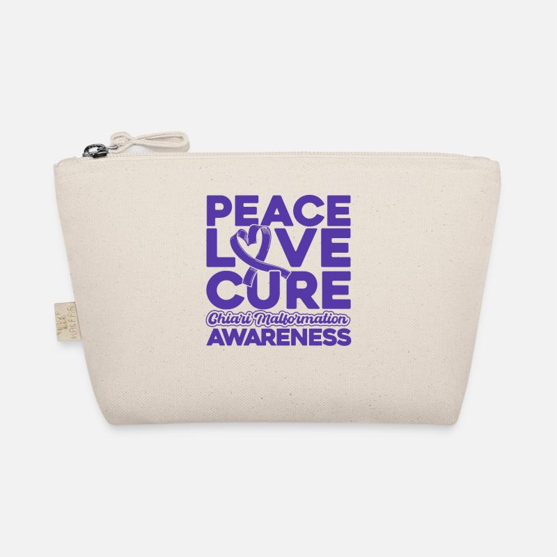 Chiari Malformation Consciousness Purple Bow Chia Organic Pouch