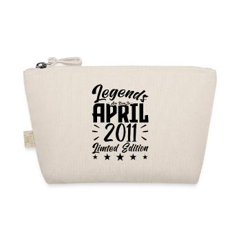 Jahrgang April 2011 Geburtstagsgeschenk 2011 - Bio-Täschchen - Natur - Vorne