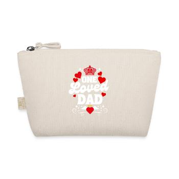 Valentine's Day one loved dad - Organic Pouch - nature - Front