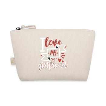 I love my girlfriend - Organic Pouch - nature - Front