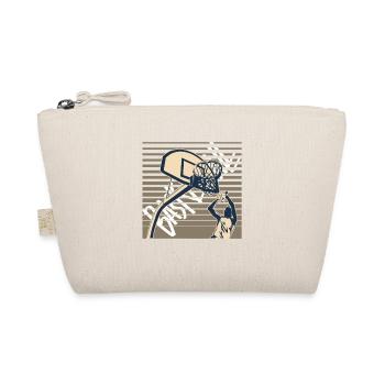 Basketball basketball players - Organic Pouch - nature - Front