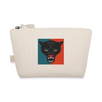 Wildlife America Retro Panther Animal Lover - Bio-Täschchen - Natur - Vorne