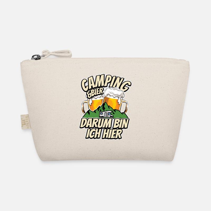 Camping & Bier - darum bin ich hier - Camper Bio-Täschchen