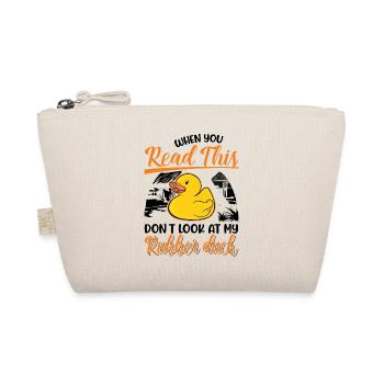 Rubber Duck Gift Squeaky Duck Bathing Duck - Trousse biologique - nature - Devant