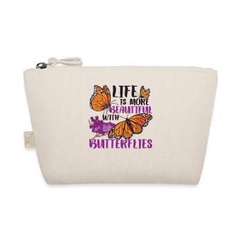 Insects Butterfly Monarch Women Tiger Monarch - Organic Pouch - nature - Front