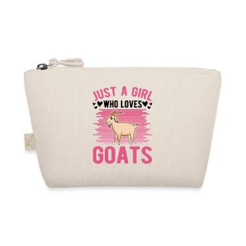 Goats Girls Goat Host Goat - Organic Pouch - nature - Front
