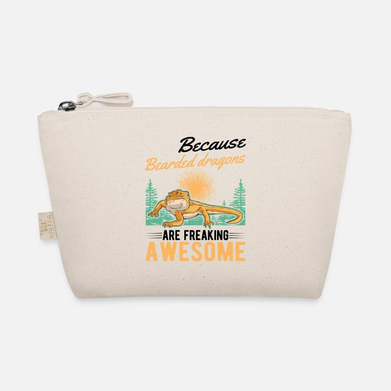 Bartagame Spruch Bearded Dragon Bio-Täschchen