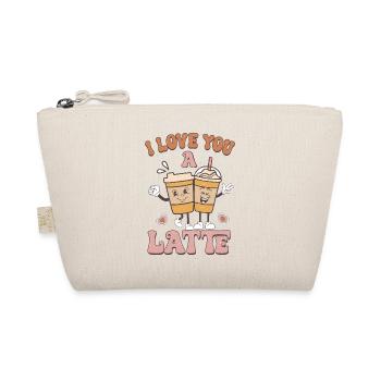 Je t’aime rétro Valentines - Trousse biologique - nature - Devant
