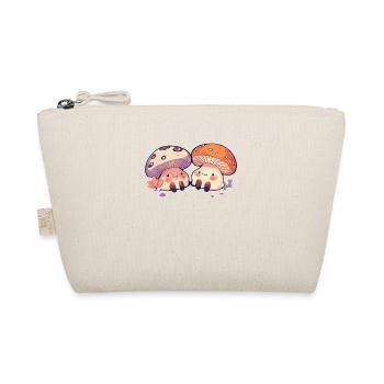 Kawaii Mushrooms Cottagecore Vintage for Mushroom Lovers - Organic Pouch - nature - Front