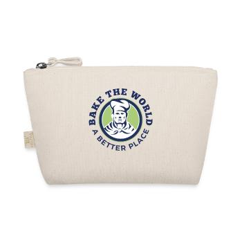 Bake The World A Better Place Pastry Chef - Organic Pouch - nature - Front