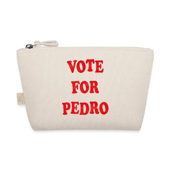 Stimmen Sie für Pedro - Bio-Täschchen - Natur - Vorne