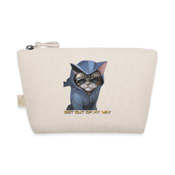 Cool angry cat - Get out of my way! - Organic Pouch - nature - Front