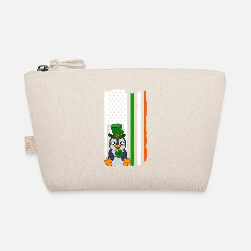 Manchot mignon Trèfle Saint-Patrick Pingouin Trousse biologique