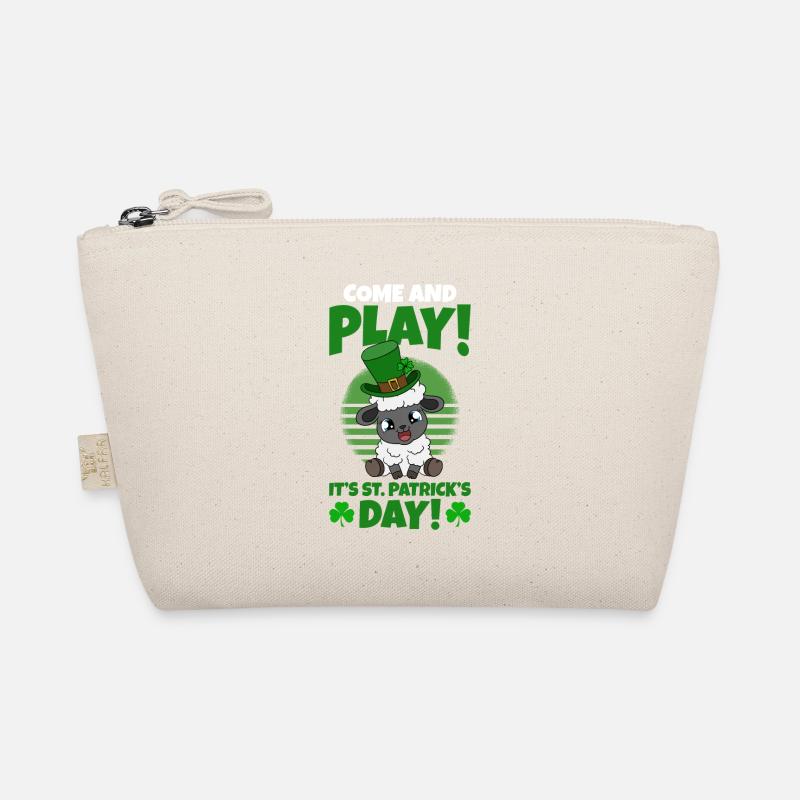 Sheep Shamrocks Saint Patrick's Day Bio-Täschchen