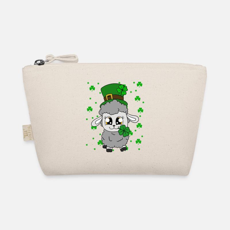 Sheep Shamrocks Saint Patrick's Day Bio-Täschchen