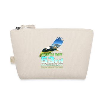 Nature Retro Green Design for Earth Day 2023 - Organic Pouch - nature - Front