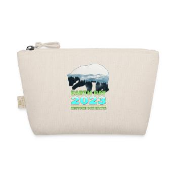 Retro Green Eco-Friendly: Earth Day 2023 - Organic Pouch - nature - Front