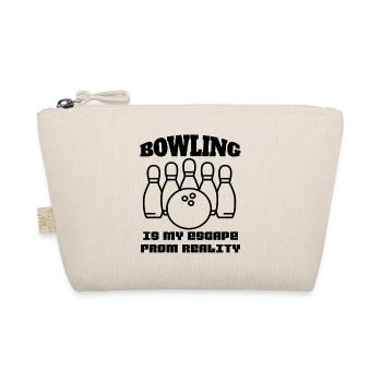 Bowler Kegeln Bowling Kegelverein Bowlingverein - Bio-Täschchen - Natur - Vorne