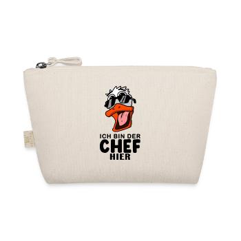 Cool Ente Chef Spruch - Bio-Täschchen - Natur - Vorne