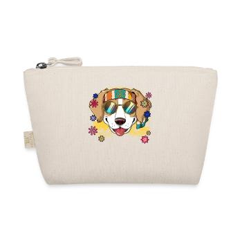 60s 70s Costume Groovy Hippie - Organic Pouch - nature - Front