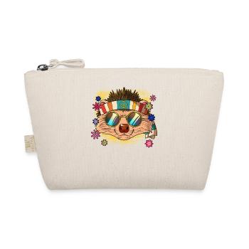 60s 70s Costume Groovy Hippie - Organic Pouch - nature - Front