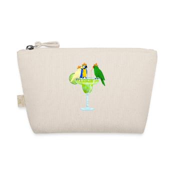 Tequila Drinking Parrots Cinco De Mayo Mexico - Organic Pouch - nature - Front