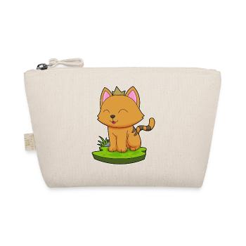 Katze Krone - Bio-Täschchen - Natur - Vorne