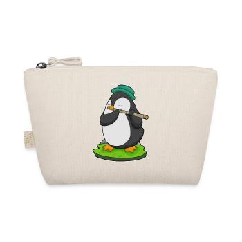 Pingouin Musicien Flûte Musique - Trousse biologique - nature - Devant