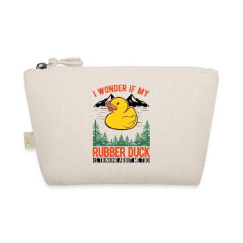Rubber Duck Gift Squeaky Duck Bathing Duck - Trousse biologique - nature - Devant