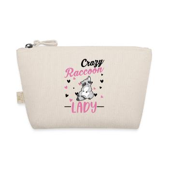 Crazy Raccoon lady Waschbär - Trousse biologique - nature - Devant