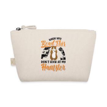 Hamster Gift Golden Hamster Hamster - Organic Pouch - nature - Front
