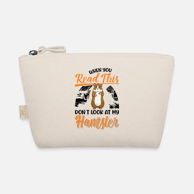 Hamster Geschenk Goldhamster Hamster - Bio-Täschchen - Natur