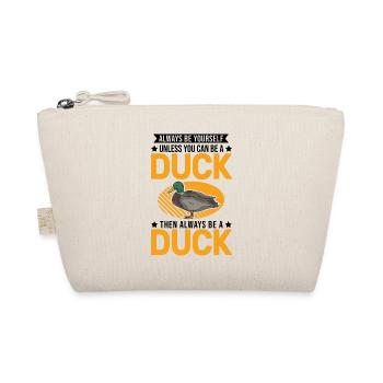 Duck Gift Duck Duck Breeder - Organic Pouch - nature - Front