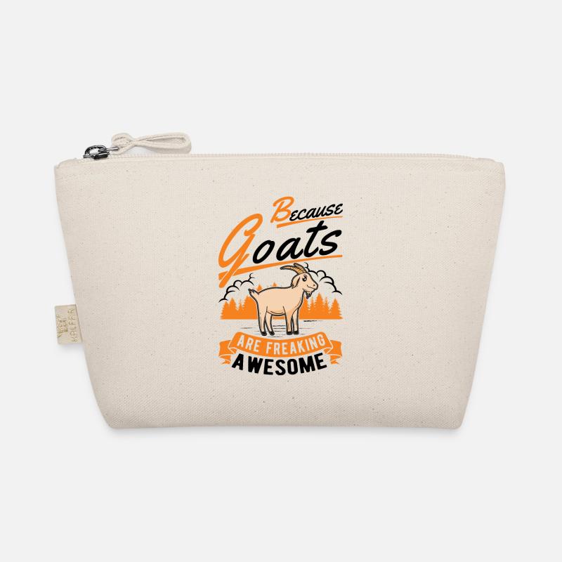 Because Goats are freaking awesome goat Organic Pouch