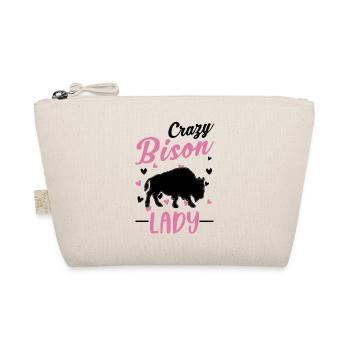 Crazy Bison Lady Water Buffalo Mrs. Buffalo - Organic Pouch - nature - Front