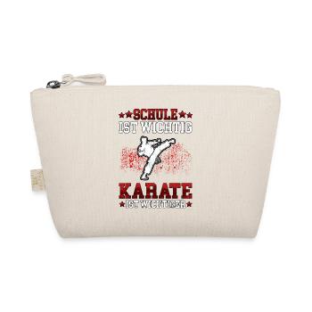 Karate wichtiger Karateka asiatischer Kampfsport - Bio-Täschchen - Natur - Vorne