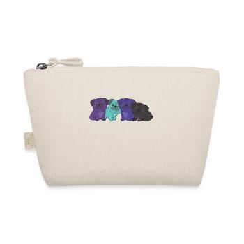 alexigender flag pug pride LGBTQ cute dogs - Organic Pouch - nature - Front