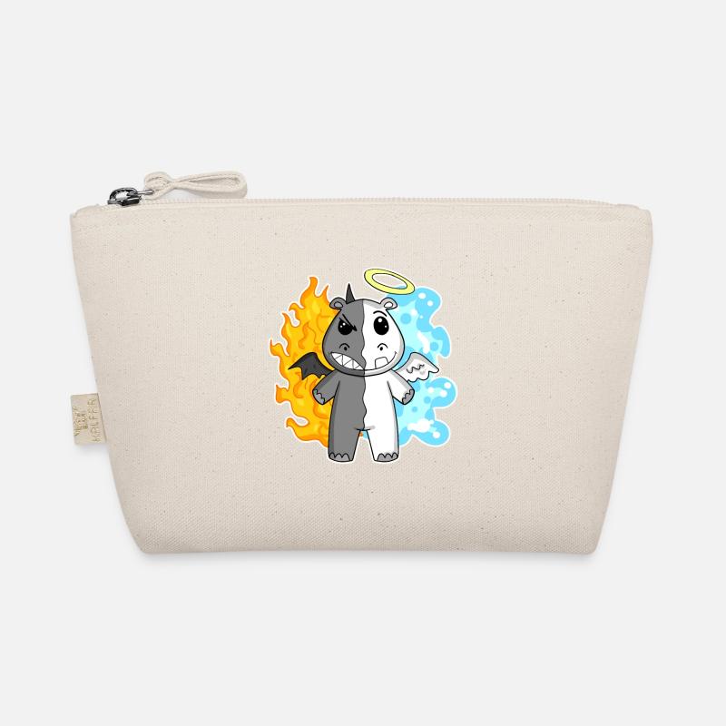 Hippo - Angel and Devil Organic Pouch