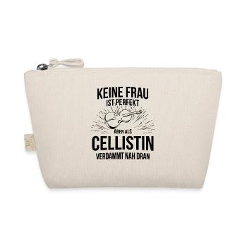 Cello Cellospieler Cellist - Bio-Täschchen - Natur - Vorne