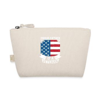 Proud father of a veteran Military father - Organic Pouch - nature - Front
