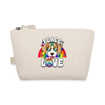 60s 70s Costume Peace Love Hippie - Trousse biologique - nature - Devant