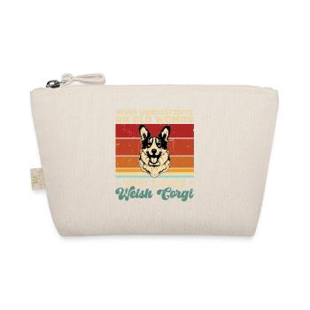 Welsh Corgi - Bio-Täschchen - Natur - Vorne