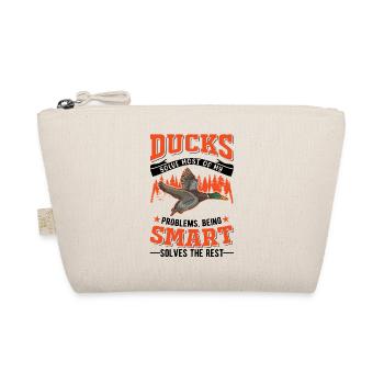 Duck Gift Duck Duck Breeder - Organic Pouch - nature - Front