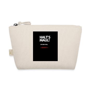 halt - Bio-Täschchen - Natur - Vorne